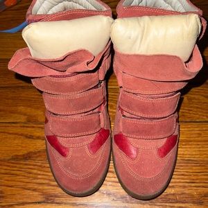 Pink Isabel Marant sneakers